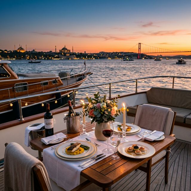 Teknede Akşam Yemeği